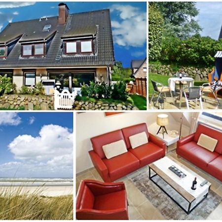 3-Zimmer-Ferienwohnung Deichwiese Westerland 1-3 Personen Extérieur photo